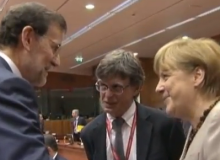 Angela Mekel auf dem EU-Gipfel, der die Weichen für die Bankenunion stellen sollte /Screenshot aus einem Video im Text