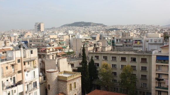 Blick auf Athen, Dez. 2014. © Karin Lachmann
