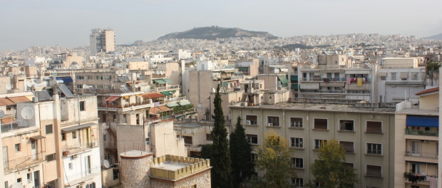 Blick auf Athen, Dez. 2014. © Karin Lachmann