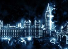 Was droht bei einem ungeregelten Brexit? Bild: Britischer Regierungssitz in Westminster mit Big Ben / Quelle: Pixabay, lizenezfrei Bilder, open library: https://pixabay.com/de/westminster-london-england-uk-1472807/