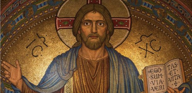 Jesus Christus / Quelle: Pixabay, lizenezfreie Bilder, open library: https://pixabay.com/de/photos/christus-jesus-religion-mosaik-898330/
