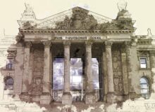Der Reichstag / Quelle: Pixabay, lizenezfreie Bilder und Grafiken; ArtTower: https://pixabay.com/de/illustrations/architektur-berlin-geb%C3%A4ude-spalten-5079665/