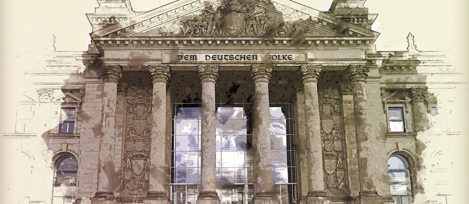 Der Reichstag / Quelle: Pixabay, lizenezfreie Bilder und Grafiken; ArtTower: https://pixabay.com/de/illustrations/architektur-berlin-geb%C3%A4ude-spalten-5079665/
