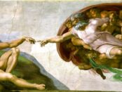 Der Mensch Gott erschafft Adam / Quelle: Michelangelo, Public domain, via Wikimedia Commons; File url: https://upload.wikimedia.org/wikipedia/commons/a/ac/Creaci%C3%B3n_de_Ad%C3%A1m.jpg; Page url: https://commons.wikimedia.org/wiki/File:Creaci%C3%B3n_de_Ad%C3%A1m.jpg