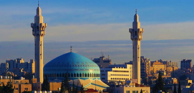Jordaniens Koenig Abdullah Moschee / Quelle: Pixabay, lizenzfreie Bilder, open library: Konevi; https://pixabay.com/de/photos/moschee-k%c3%b6nig-abdullah-moschee-amman-3858508/