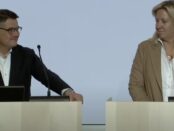 Hessens Ministerpräsident Boris Rhein und CDU-Fraktionschefin Ines Claus verkuenden das Ende der Koalition mit den Gruenen. / Foto: GEOLITICO
